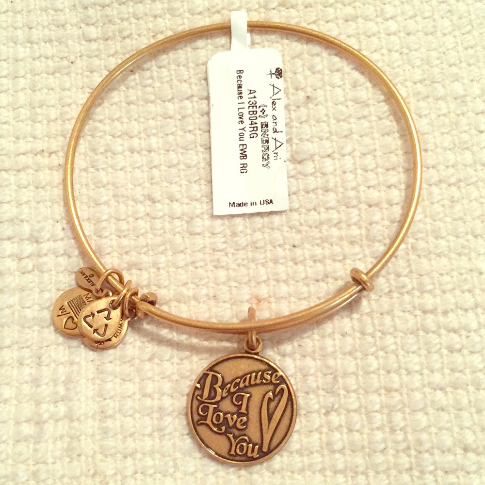 🚫SOLD🚫 Alex & Ani “Because I Love You” Bangle